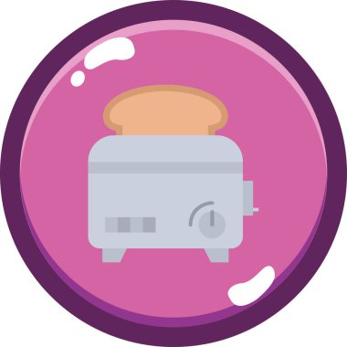 Yemek. Web simgesi basit illüstrasyon