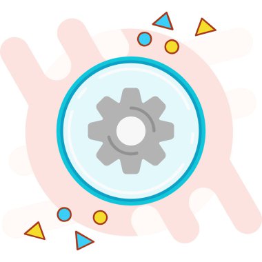 seo modern simgesinin vektör illüstrasyonu