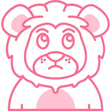 lion web icon vector illustration