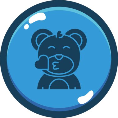 bebek yüz simgesi simgesi - özet biçimi