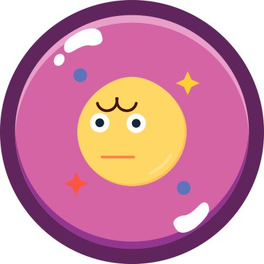 İfade simgesi, vektör illüstrasyonu