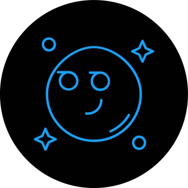 Kişisel ve ticari kullanım için vektör ay simgesi.