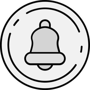 Çan simgesi, vektör çizimi