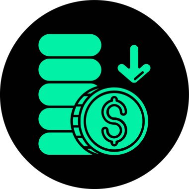 para simgesi vektör illüstrasyonu