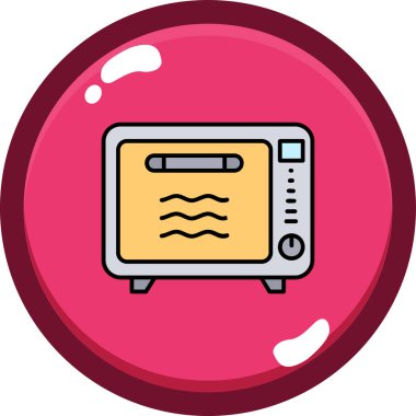 Modern bir simgenin vektör illüstrasyonu