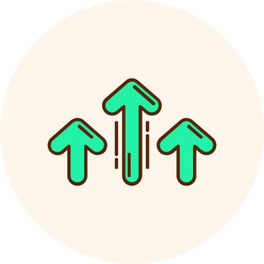 ok simgesi vektör illüstrasyonu