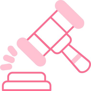 Çekiç simgesi, vektör çizimi