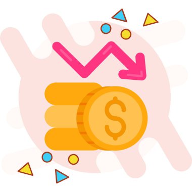 Para değişimi. Basit illüstrasyon