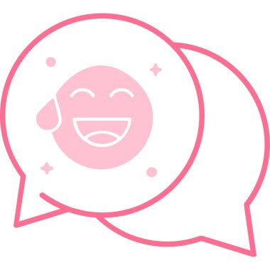 konuşma balonu simgesi, vektör illüstrasyonu