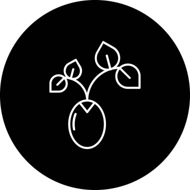 vektör kiraz simgesi illüstrasyonu