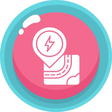 Elektrik ampulü. Vektör çizimi basit illüstrasyon