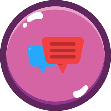 balon sohbet simgesi düz biçimli