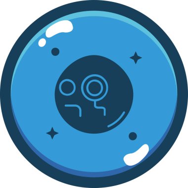 Ay simgesinin vektör illüstrasyonu