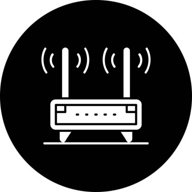 Wi-fi yönlendirici. Basit resimleme