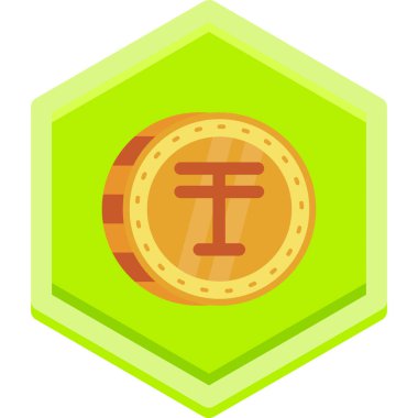 Para para para ikonu vektör illüstrasyonu