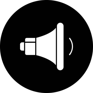 Kişisel ve ticari kullanım için vektör hoparlörü simgesi.