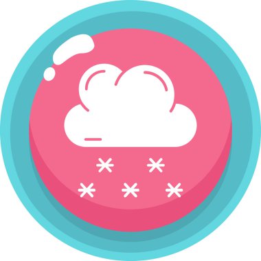 Bulut. Web simgesi basit tasarım