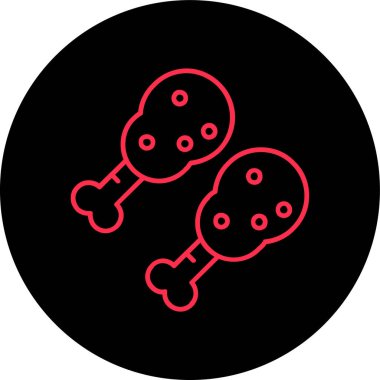 Gıda simgesinin vektör illüstrasyonu