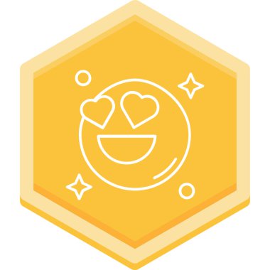 Basit vektör simgesi, madalya illüstrasyonu