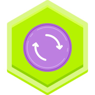 Rozet simge vektör çizim