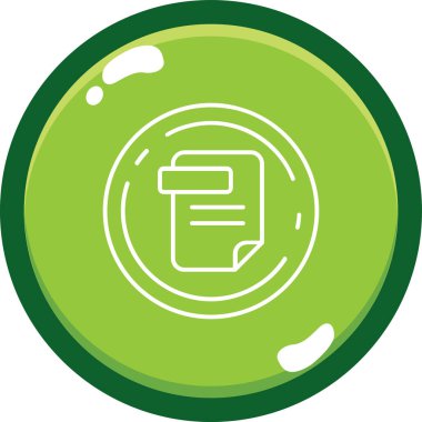 Bir arkaplanda eşsiz vektör illüstrasyon simgesi