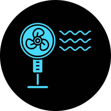 vektör rüzgar simgesi illüstrasyonu