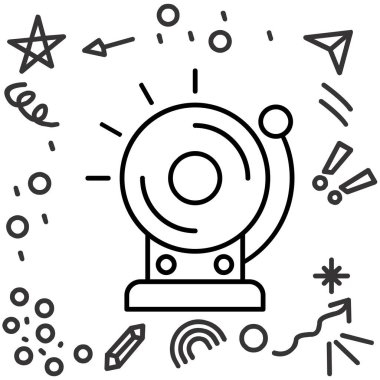 özet vektör illüstrasyon simgesi