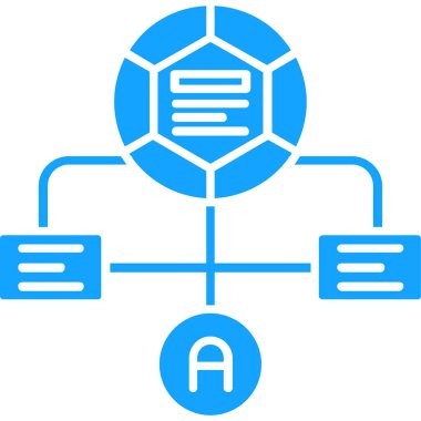 şebeke. Web simgesi basit illüstrasyon