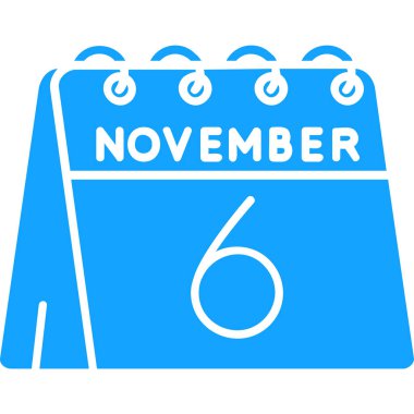 Kasım ayının gradyan tarihli takvim