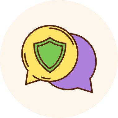 konuşma balonu ikonu vektör illüstrasyon tasarımı