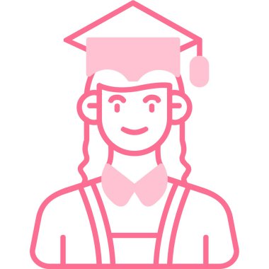 Bayan Öğrenci. Web simgesi