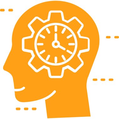 Zaman vitesi simgesi. Vektör illüstrasyon biçimi düz simge, renk ve beyaz arkaplan.