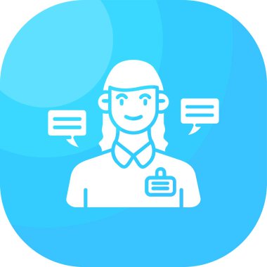 Müşteri servisi. Basit resimleme