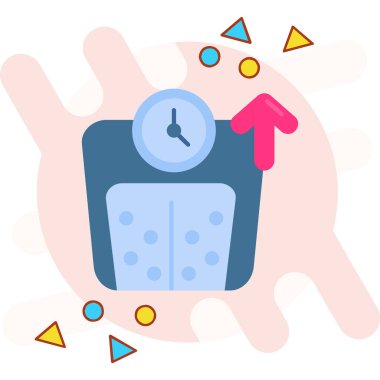 Saat simgesi. düz tasarım biçimi