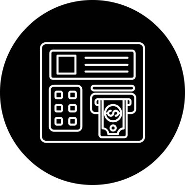 atm vektör resimleme arkaplanı