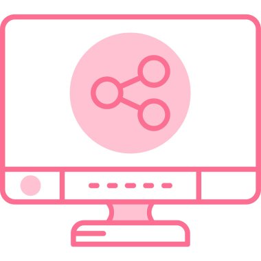 bilgisayar simgesi vektör illüstrasyonu