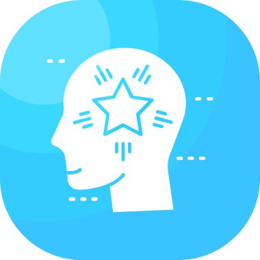 Beyaz arka planda izole edilmiş soru işareti simgesi olan çizgi insan kafası. Renkli taslak konsepti. vektör