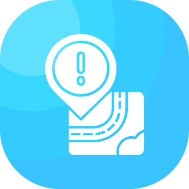 harita pin simgesi, basit tasarım illüstrasyonu