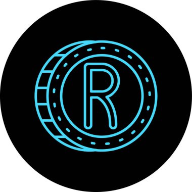 Bozuk para simgesinin vektör illüstrasyonu