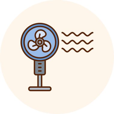 Hayran. Web simgesi basit illüstrasyon