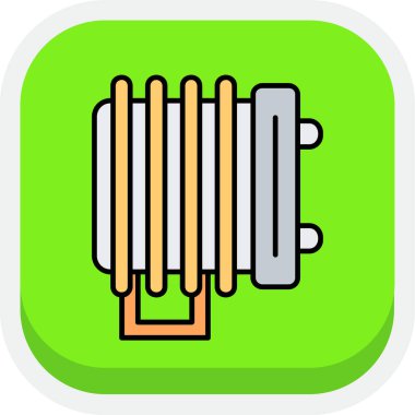 Halter kutsal kişilerin resmi, vektör çizim