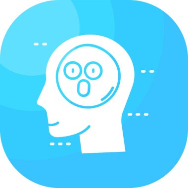 Beyin simgesinin vektör illüstrasyonu