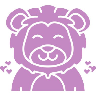 Sevimli ayı çizgi film vektör çizim grafik tasarım