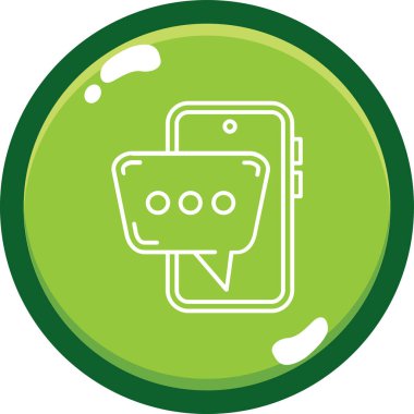 Yeşil arkaplanın vektör illüstrasyonu