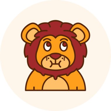 hayvan simgesi vektör illüstrasyonu