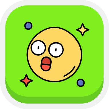 Ağ için uzaylı vektör simgesi, çizgi film vektör simgesi