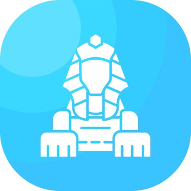 Robot simgesinin vektör modern illüstrasyonu