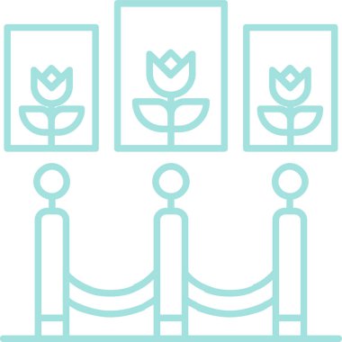 Bitkiler. Web simgesi basit illüstrasyon