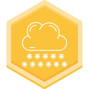 Bulut. Web simgesi basit illüstrasyon