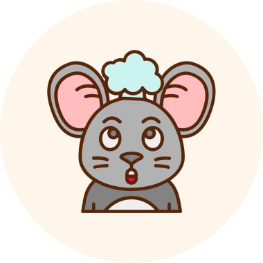 sevimli maymun çizgi film simgesi